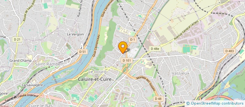 localisation de l'entreprise ABSYS INGENIERIE à CALUIRE-ET-CUIRE