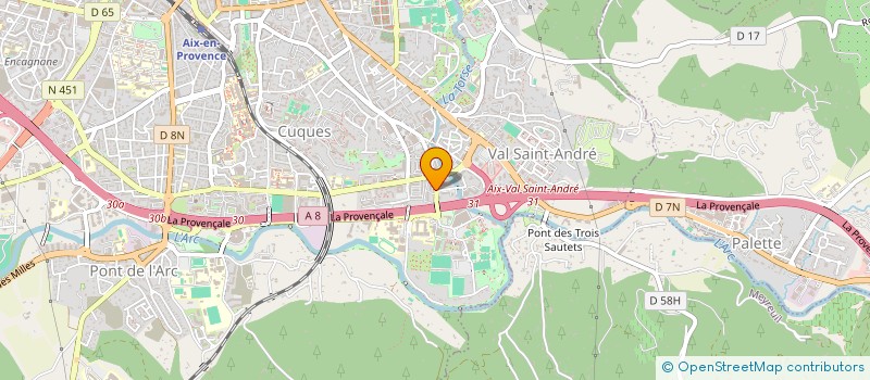 localisation de l'entreprise ABSYSS CONCEPT à AIX-EN-PROVENCE