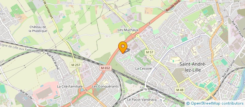 localisation de l'entreprise ABSYSTECH à LAMBERSART