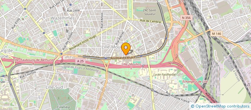 localisation de l'entreprise ABT à LILLE