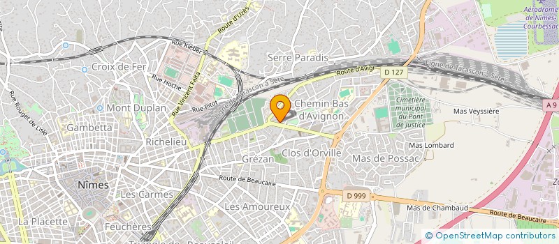 localisation de l'entreprise ABT  NIMES