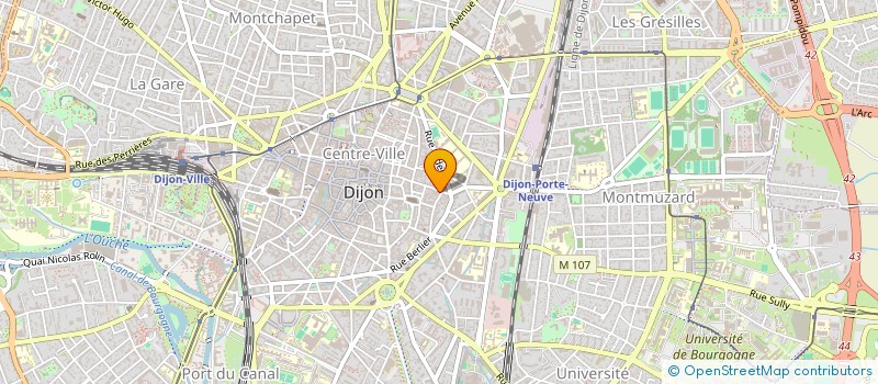 localisation de l'entreprise ABT à DIJON