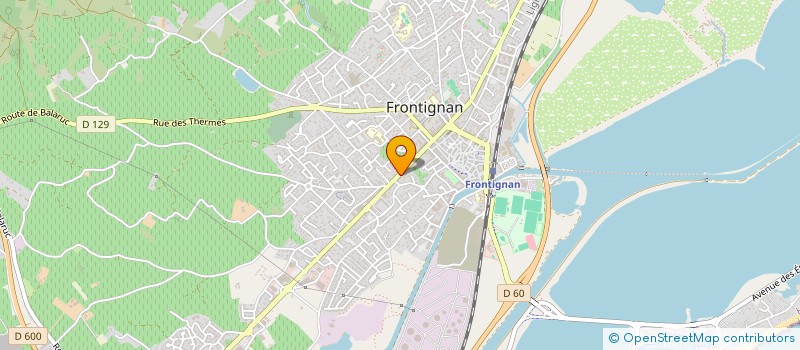 localisation de l'entreprise ABT AMBULANCES BASSIN DE THAU à FRONTIGNAN