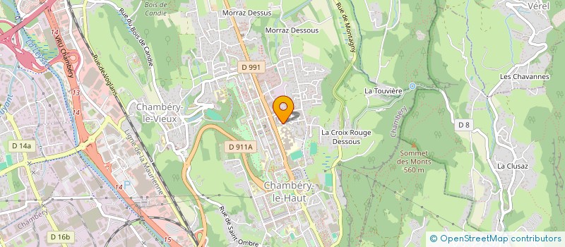 localisation de l'entreprise ABT EXPRESS  CHAMBERY