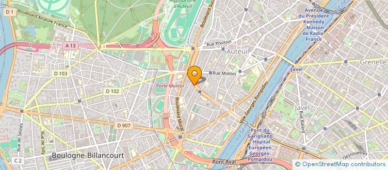 localisation de l'entreprise ABT FRANCE à PARIS