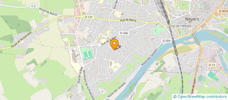 localisation de l'entreprise ABT IMMOBILIER à NEVERS