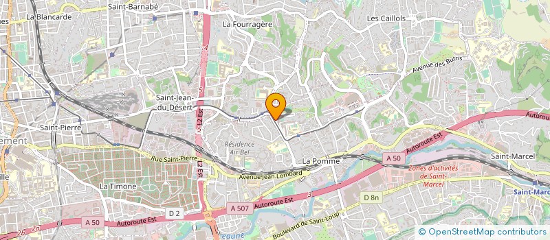 localisation de l'entreprise ABT MAINTENANCE RENOVATION à MARSEILLE