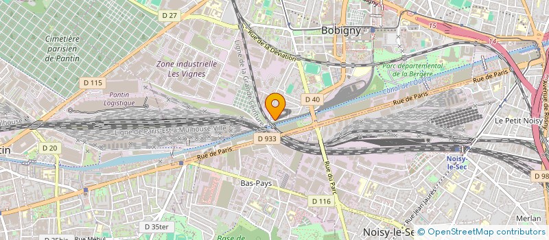 localisation de l'entreprise ABT PRO à BOBIGNY