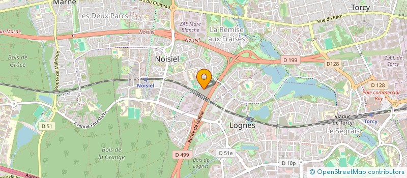 localisation de l'entreprise ABT SERVICE  NOISIEL