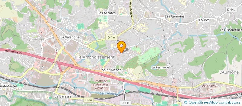 localisation de l'entreprise ABT TELECOM à MARSEILLE