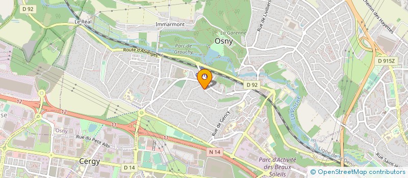 localisation de l'entreprise ABTEC EQUIPEMENT  OSNY