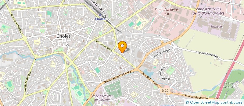 localisation de l'entreprise ABTIKA  CHOLET
