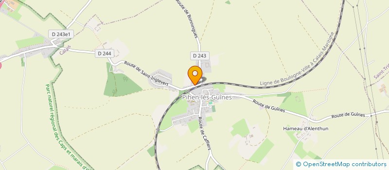 localisation de l'entreprise ABTN IMMO  PIHEN-LES-GUINES