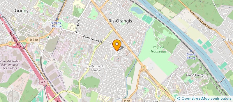 localisation de l'entreprise ABTP à RIS-ORANGIS