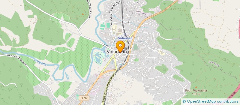 localisation de l'entreprise ABTP 83  VIDAUBAN