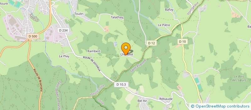 localisation de l'entreprise ABTP  SAINT-JUST-MALMONT