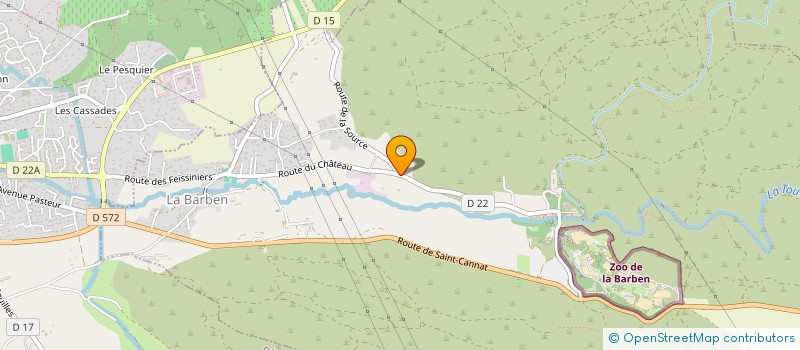 localisation de l'entreprise ABTP ET FILS  LA BARBEN