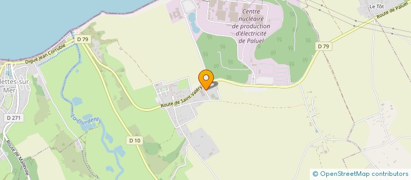 localisation de l'entreprise ABTP LOCATION à PALUEL