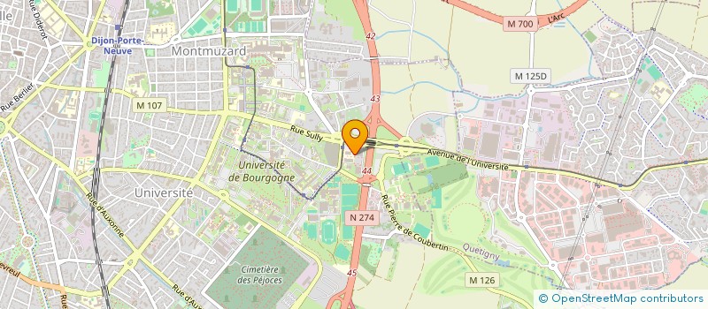 localisation de l'entreprise ABTX  DIJON