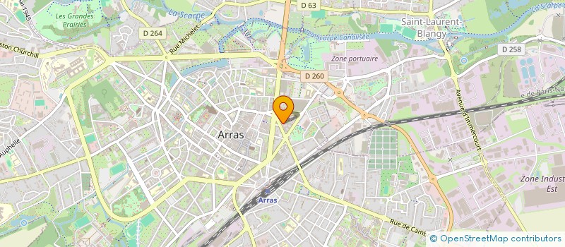localisation de l'entreprise ABUZAHRAAUTO à ARRAS