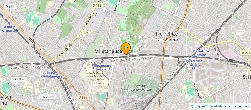 localisation de l'entreprise ABUZER à VILLETANEUSE