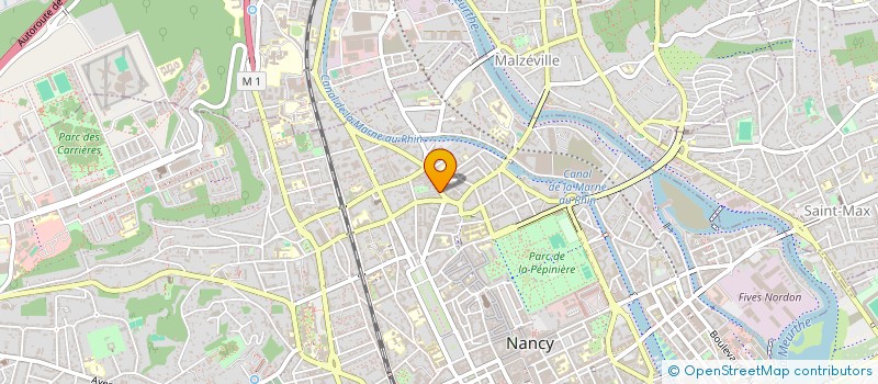 localisation de l'entreprise ABV à NANCY