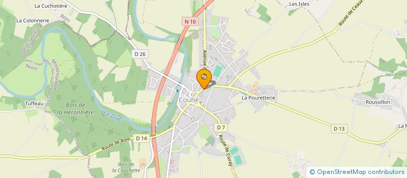 localisation de l'entreprise ABV CHAUMONT à VALENCE-EN-POITOU