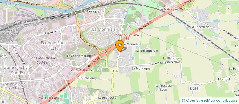 localisation de l'entreprise ABV ET ASSOCIES à CESSON-SEVIGNE