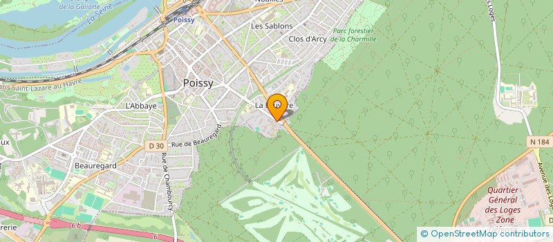 localisation de l'entreprise ABV2 à POISSY