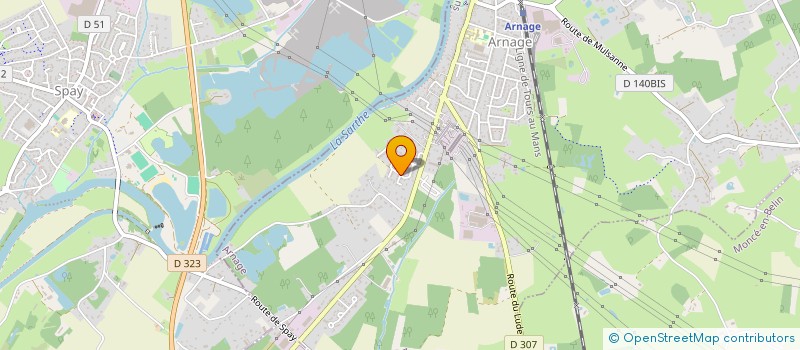 localisation de l'entreprise ABVENTUS  ARNAGE