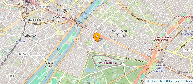localisation de l'entreprise ABVET à NEUILLY-SUR-SEINE
