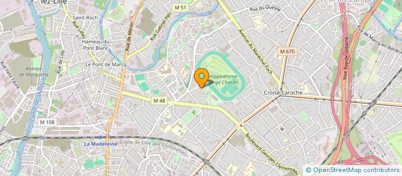 localisation de l'entreprise ABVS à MARCQ-EN-BARŒUL