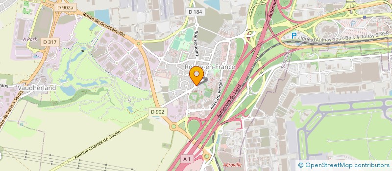 localisation de l'entreprise ABVV MOBILITY SERVICES à ROISSY-EN-FRANCE