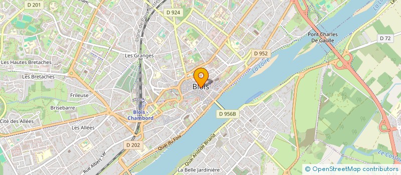 localisation de l'entreprise ABW  BLOIS