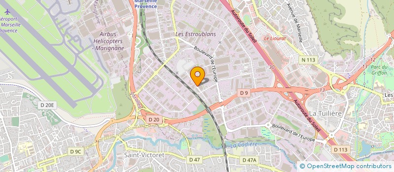 localisation de l'entreprise ABX VOTRE BOX VITROLLES à VITROLLES