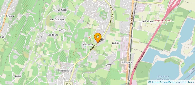 localisation de l'entreprise ABY  POMMIERS