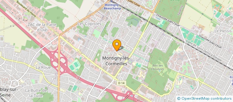 localisation de l'entreprise ABY CONSULTING  MONTIGNY-LES-CORMEILLES