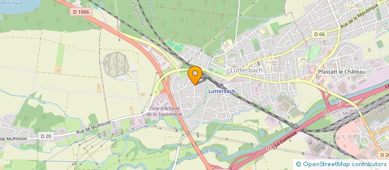 localisation de l'entreprise ABYAL  LUTTERBACH