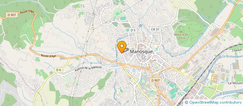 localisation de l'entreprise ABYDOS DIFFUSION à MANOSQUE