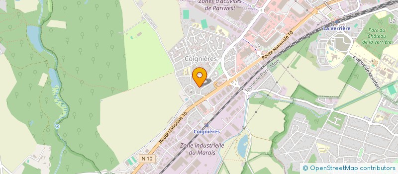 localisation de l'entreprise ABYE à COIGNIERES