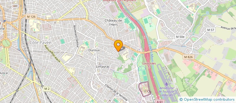 localisation de l'entreprise ABYKAL  TOULOUSE