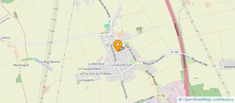 localisation de l'entreprise ABYRIA à ORLEANS