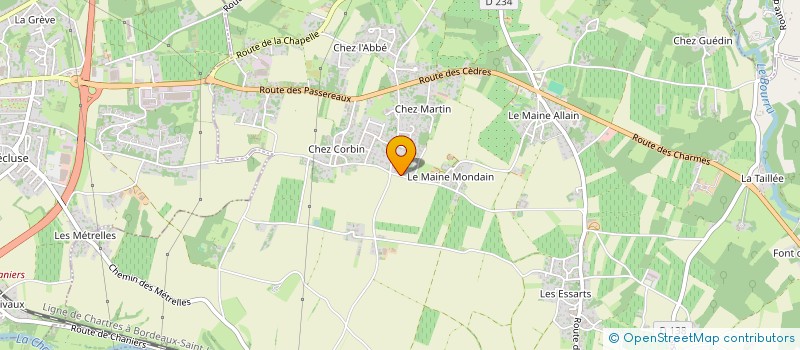 localisation de l'entreprise ABYS INTERNATIONAL CONSEIL à CHANIERS