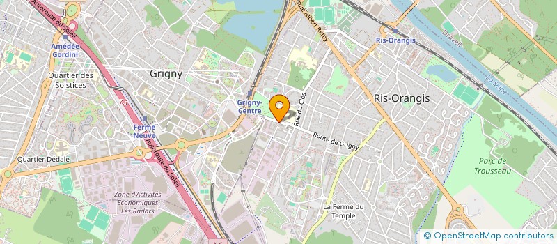 localisation de l'entreprise ABYS SECURITE à RIS-ORANGIS