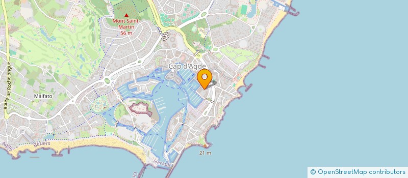 localisation de l'entreprise ABYSS 2.0  AGDE