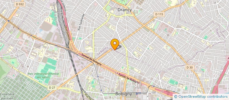 localisation de l'entreprise ABYSS  DRANCY