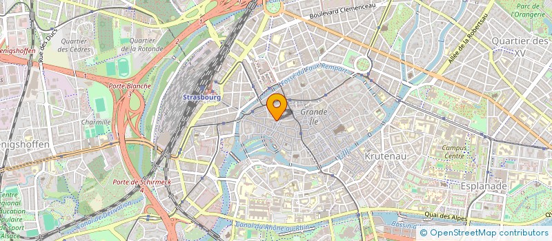 localisation de l'entreprise ABYSS à STRASBOURG