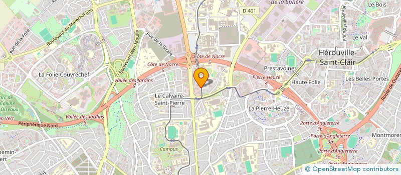 localisation de l'entreprise ABYSS à CAEN