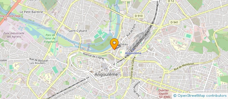 localisation de l'entreprise ABYSS à ANGOULEME