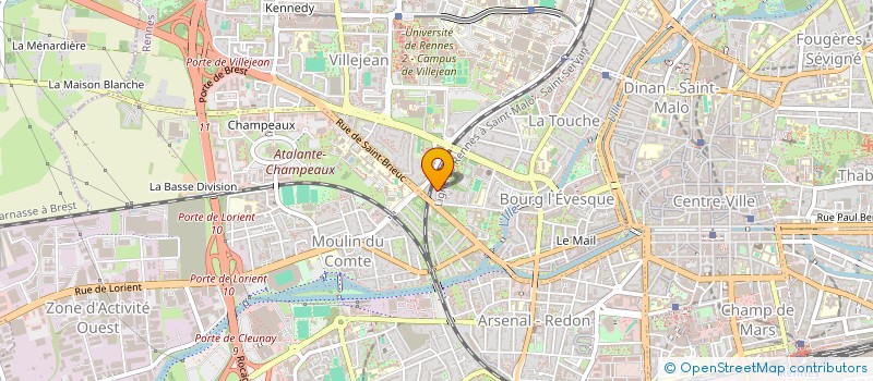 localisation de l'entreprise ABYSS  RENNES